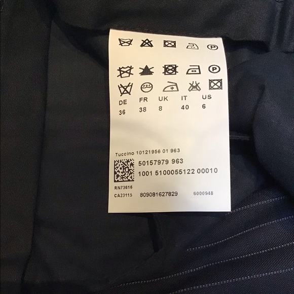 Hugo Boss New Navy Pinstripe Pants - Picture 4 of 7